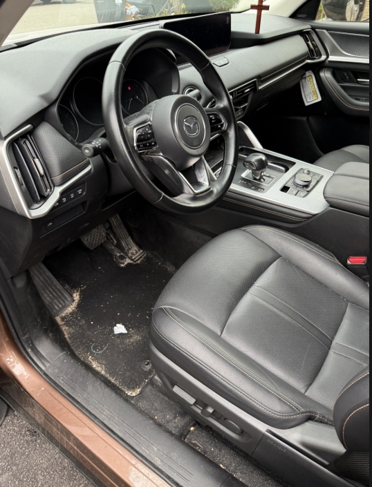Mazda CX — Front interior before detailing